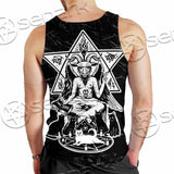 Baphomet With Cat SED-1079 Men Tank-tops