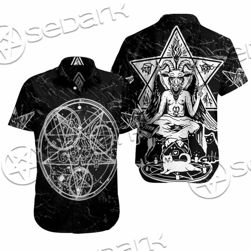 Baphomet With Cat SED-1079 Shirt Allover