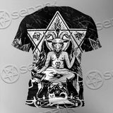 Baphomet With Cat SED-1079 Unisex T-shirt