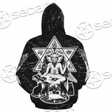 Baphomet With Cat SED-1079 Hoodie & Zip Hoodie