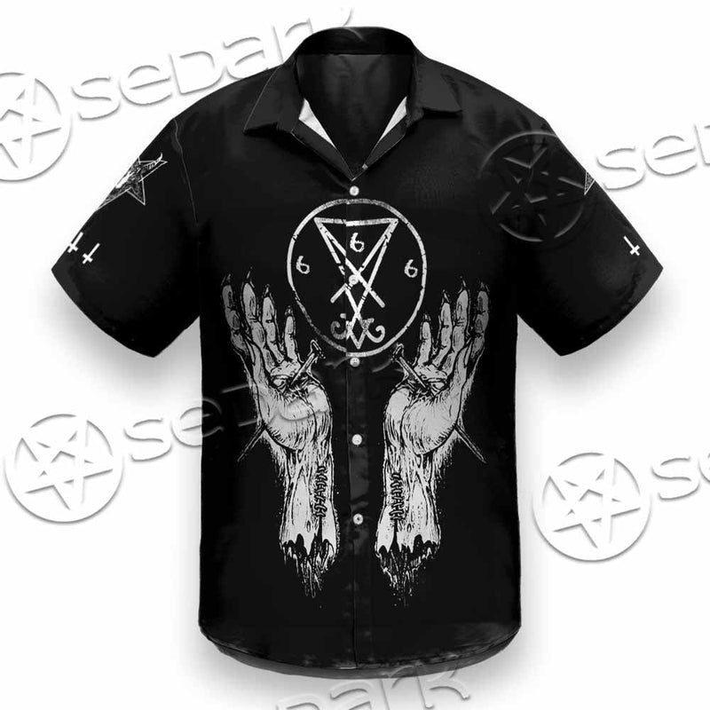 Lucifer Inverted Cross SED-1081 Shirt Allover