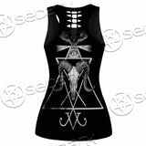 Lucifer Inverted Cross SED-1081 Women Tank Top