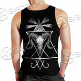 Lucifer Inverted Cross SED-1081 Men Tank-tops