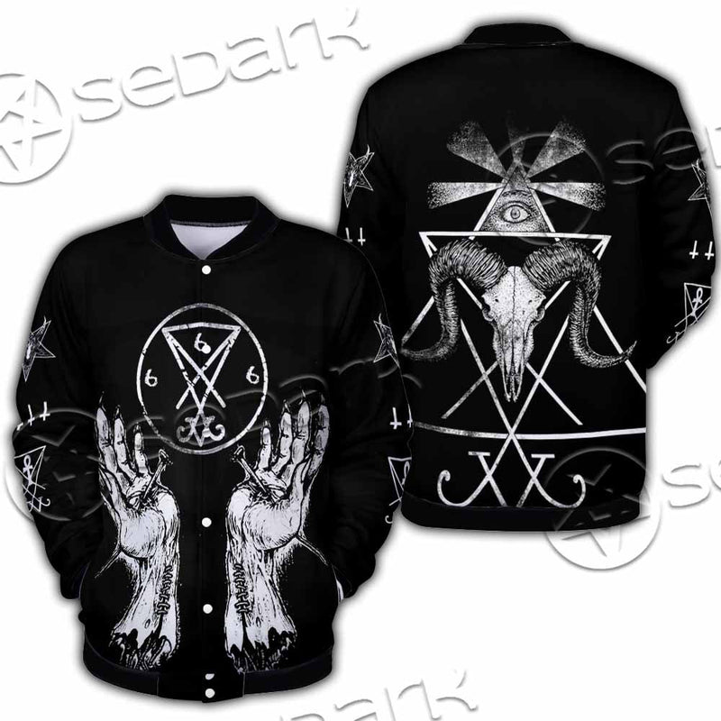 Lucifer Inverted Cross SED-1081 Button Jacket