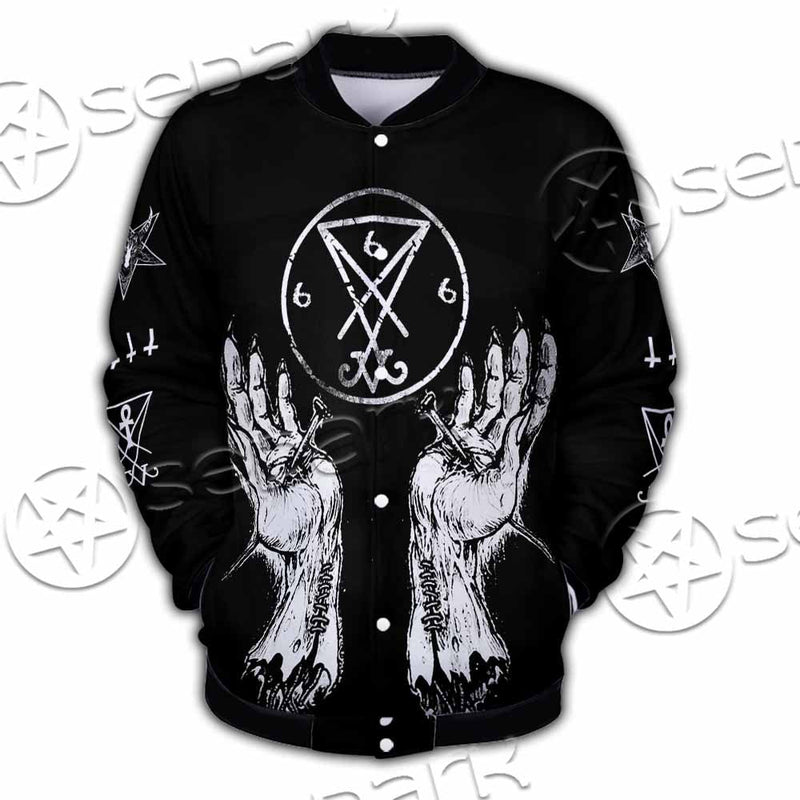 Lucifer Inverted Cross SED-1081 Button Jacket