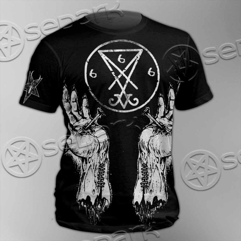 Lucifer Inverted Cross SED-1081 Unisex T-shirt