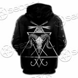 Lucifer Inverted Cross SED-1081 Hoodie & Zip Hoodie Raglan