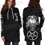 Baphomet Sigil SED-1082 Hoodie Dress