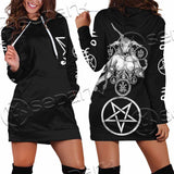 Baphomet Sigil SED-1082 Hoodie Dress