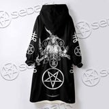 Baphomet Sigil SED-1082 Oversized Sherpa Blanket Hoodie