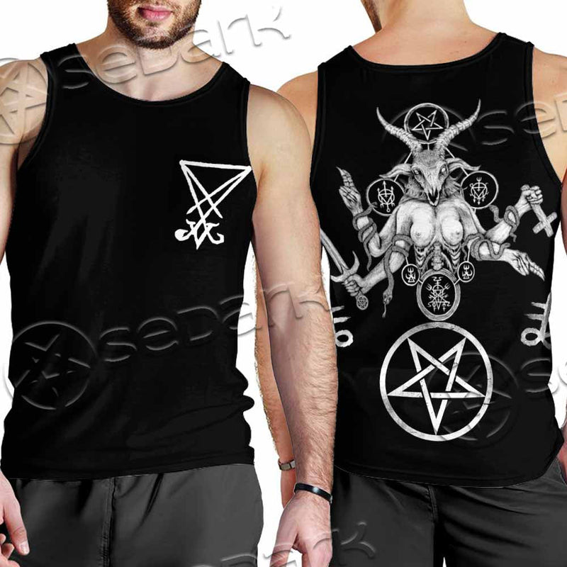 Baphomet Sigil SED-1082 Men Tank-tops
