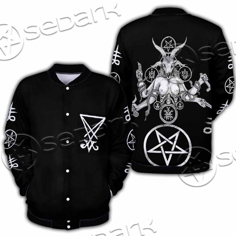 Baphomet Sigil SED-1082 Button Jacket