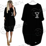 Baphomet Sigil SED-1082 Batwing Pocket Dress