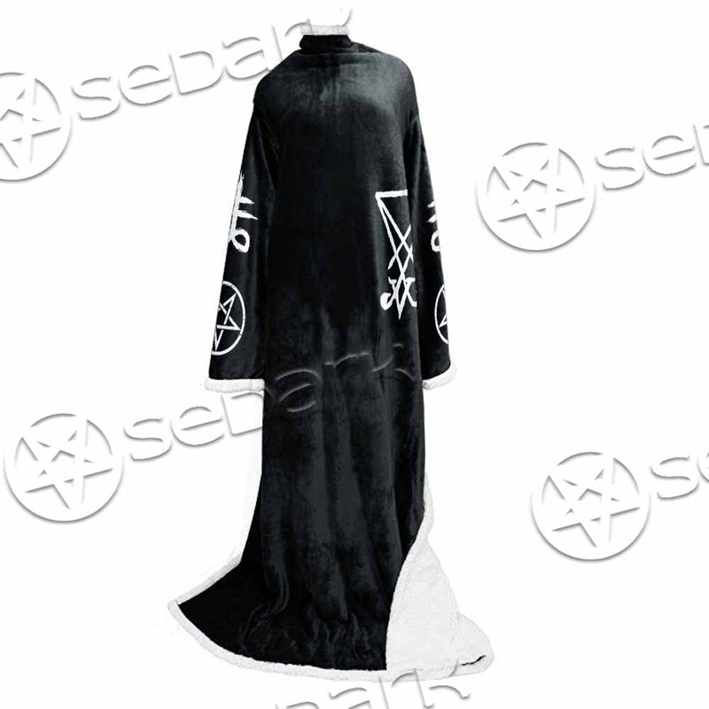 Baphomet Sigil SED-1082 Sleeved Blanket