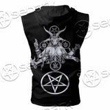 Baphomet Sigil SED-1082 Zip Sleeveless Hoodie