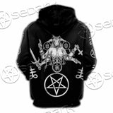Baphomet Sigil SED-1082 Hoodie & Zip Hoodie Raglan
