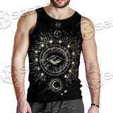 Celestial Aesthetic Sun Crescent Moon SED-1083 Men Tank-tops