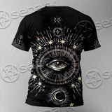 Celestial Aesthetic Sun Crescent Moon SED-1083 Unisex T-shirt