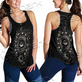 Celestial Aesthetic Sun Crescent Moon SED-1083 Women Tank Top