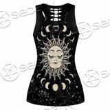 Moon Phases And Stars SED-1084 Women Tank Top