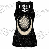 Moon Phases And Stars SED-1084 Women Tank Top