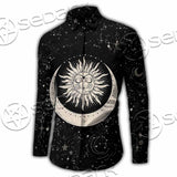 Moon Phases And Stars SED-1084 Shirt Allover