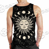 Moon Phases And Stars SED-1084 Men Tank-tops