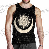 Moon Phases And Stars SED-1084 Men Tank-tops