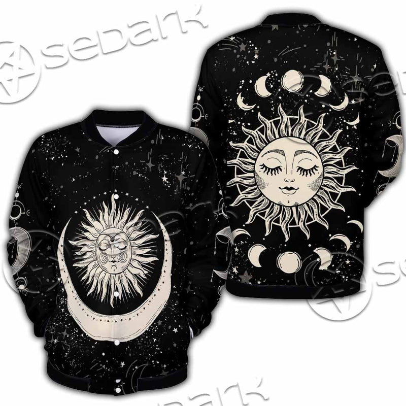 Moon Phases And Stars SED-1084 Button Jacket