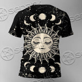 Moon Phases And Stars SED-1084 Unisex T-shirt