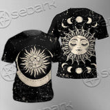 Moon Phases And Stars SED-1084 Unisex T-shirt