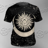 Moon Phases And Stars SED-1084 Unisex T-shirt