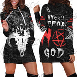 I Kneel Before No God SED-1085 Hoodie Dress
