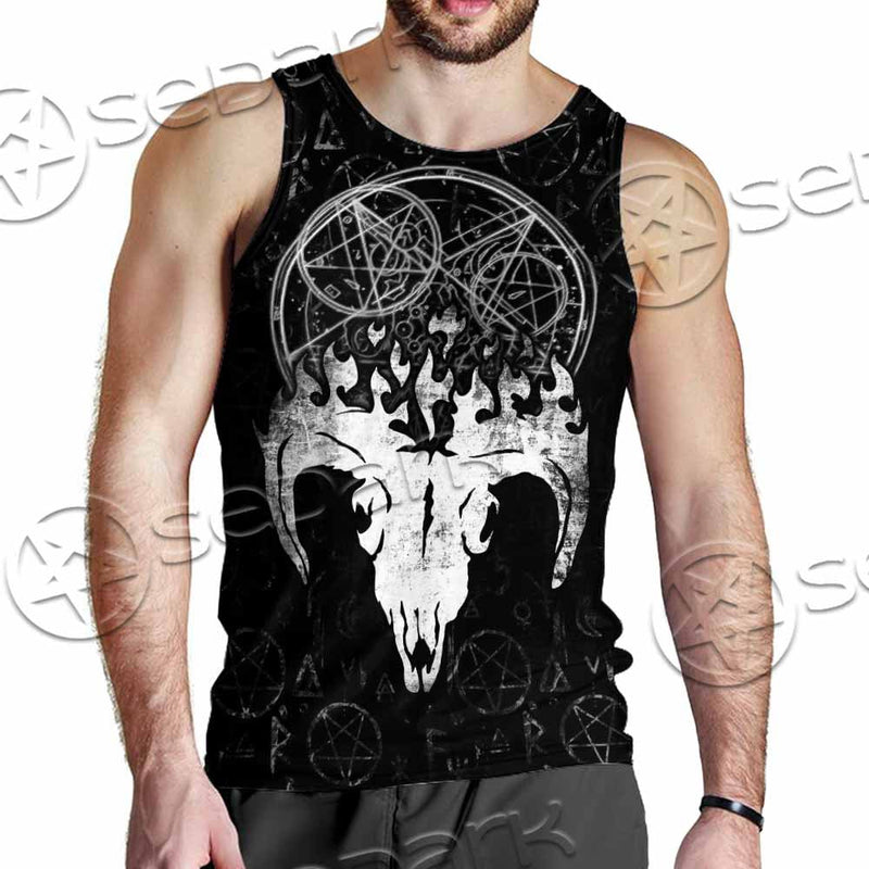 I Kneel Before No God SED-1085 Men Tank-tops