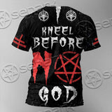 I Kneel Before No God SED-1085 Unisex T-shirt