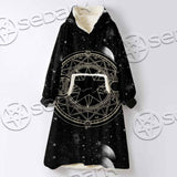 Occult Witch Magic Alchemy Gothic Zodiac SED-1088 Oversized Sherpa Blanket Hoodie