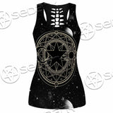 Occult Witch Magic Alchemy Gothic Zodiac SED-1088 Women Tank Top