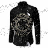 Occult Witch Magic Alchemy Gothic Zodiac SED-1088 Shirt Allover