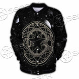 Occult Witch Magic Alchemy Gothic Zodiac SED-1088 Button Jacket