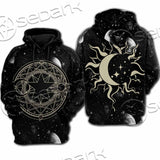 Occult Witch Magic Alchemy Gothic Zodiac SED-1088 Hoodie & Zip Hoodie Raglan