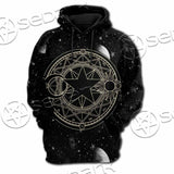 Occult Witch Magic Alchemy Gothic Zodiac SED-1088 Hoodie & Zip Hoodie Raglan