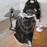 Occult Witch Magic Alchemy Gothic Zodiac SED-1088 Sleeved Blanket