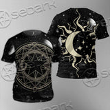 Occult Witch Magic Alchemy Gothic Zodiac SED-1088 Unisex T-shirt