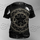 Occult Witch Magic Alchemy Gothic Zodiac SED-1088 Unisex T-shirt