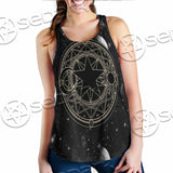 Occult Witch Magic Alchemy Gothic Zodiac SED-1088 Women Tank Top