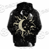 Occult Witch Magic Alchemy Gothic Zodiac SED-1088 Hoodie & Zip Hoodie Raglan