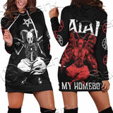 Satan Is My Homeboy SED-1089 Hoodie Dress