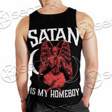 Satan Is My Homeboy SED-1089 Men Tank-tops