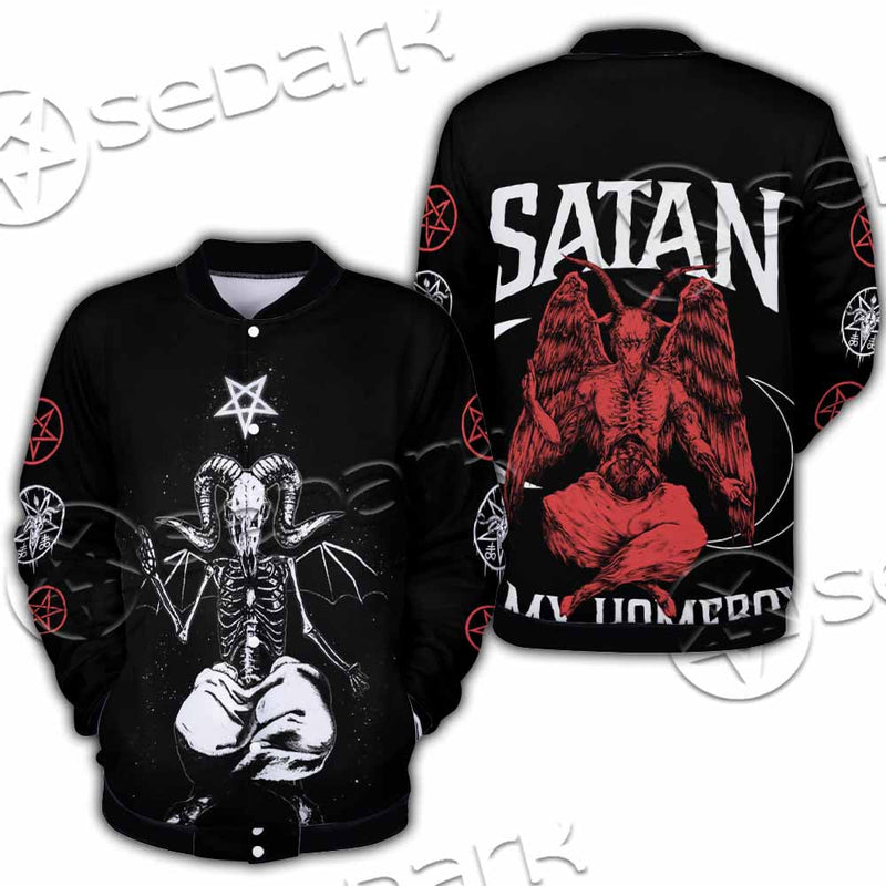 Satan Is My Homeboy SED-1089 Button Jacket
