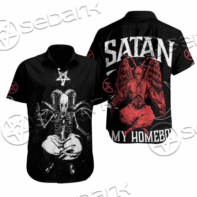 Satan Is My Homeboy SED-1089 Shirt Allover